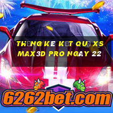 THỐNG KÊ KẾT QUẢ xs Max3D Pro ngày 22