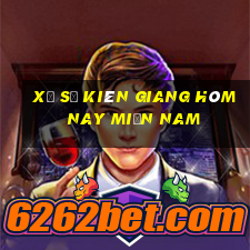 xổ số kiên giang hôm nay miền nam