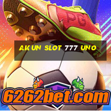 akun slot 777 uno