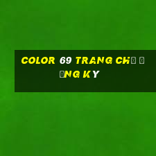 Color 69 Trang chủ Đăng ký