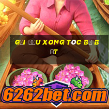 gội đầu xong tóc bị bết