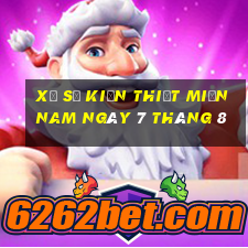 xổ số kiến thiết miền nam ngày 7 tháng 8