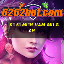 xổ số miền nam ghi bàn