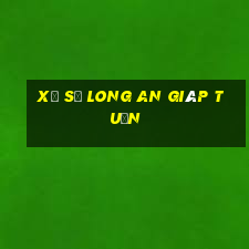 xổ số long an giáp tuần