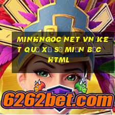 minhngoc net vn ket quả xổ số miền bắc html