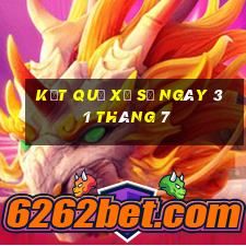 kết quả xổ số ngày 31 tháng 7