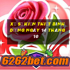 xổ số kiến thiết bình dương ngày 14 tháng 10