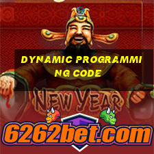 dynamic programming code