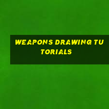 weapons drawing tutorials