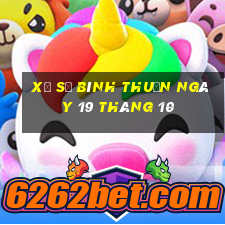 xổ số bình thuận ngày 19 tháng 10