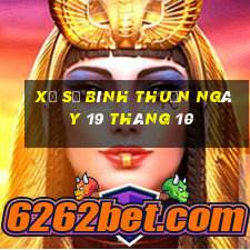 xổ số bình thuận ngày 19 tháng 10