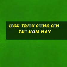 lịch triều cường cần thơ hôm nay