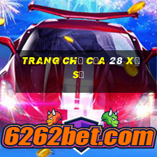 Trang chủ của 28 xổ số