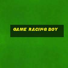 game racing boy