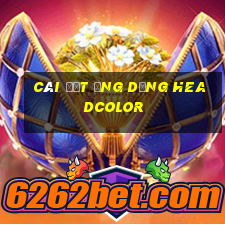 Cài đặt ứng dụng Headcolor