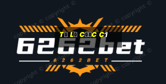 tỷ lệ cược c1