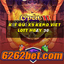 kết quả XS Keno Vietlott ngày 30