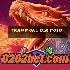 Trang chủ của Polo