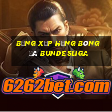 bảng xếp hạng bóng đá bundesliga