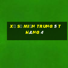 xổ số miền trung 5 tháng 4