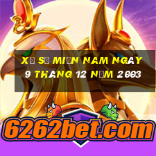 xổ số miền nam ngày 9 tháng 12 năm 2003