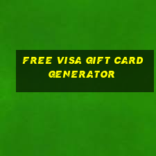 free visa gift card generator