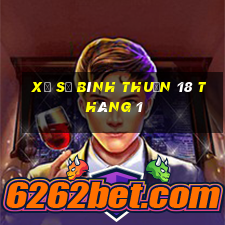 xổ số bình thuận 18 tháng 1