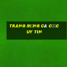 trang mạng cá cược uy tín