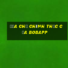 Địa chỉ chính thức của bobapp