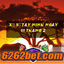 xổ số tây ninh ngày 11 tháng 2