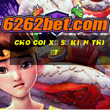 cho coi xổ số kiến thiết