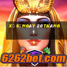 xổ số ngày 20 tháng 1