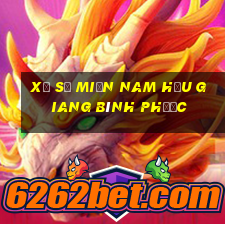 xổ số miền nam hậu giang bình phước