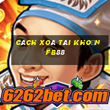 cách xoá tài khoản fb88