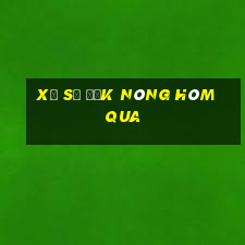 xổ số đắk nông hôm qua