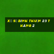 xổ số bình thuận 23 tháng 2