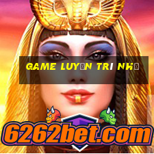 game luyện trí nhớ