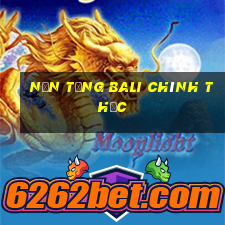 Nền tảng Bali chính thức