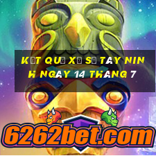 kết quả xổ số tây ninh ngày 14 tháng 7