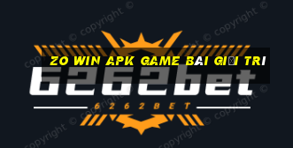 Zo Win Apk Game Bài Giải Trí