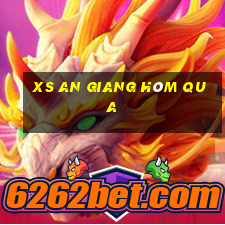 xs an giang hôm qua