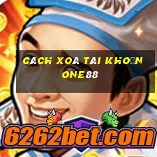 cách xoá tài khoản one88