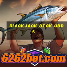 blackjack deck odds