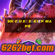 soi cầu xổ số kiên giang