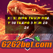 xổ số bình thuận ngày 30 tháng 3 năm 2024