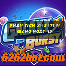 Phân tích Xổ Số Tiền Giang ngày 15