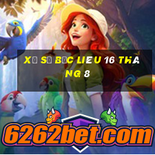 xổ số bạc liêu 16 tháng 8