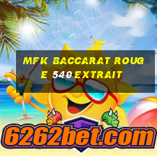 mfk baccarat rouge 540 extrait