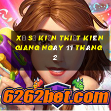 xổ số kiến thiết kiên giang ngày 11 tháng 2