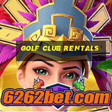 golf club rentals